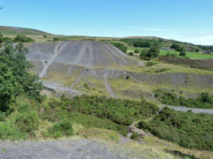 
Lower Varteg Colliery tips, July 2011
